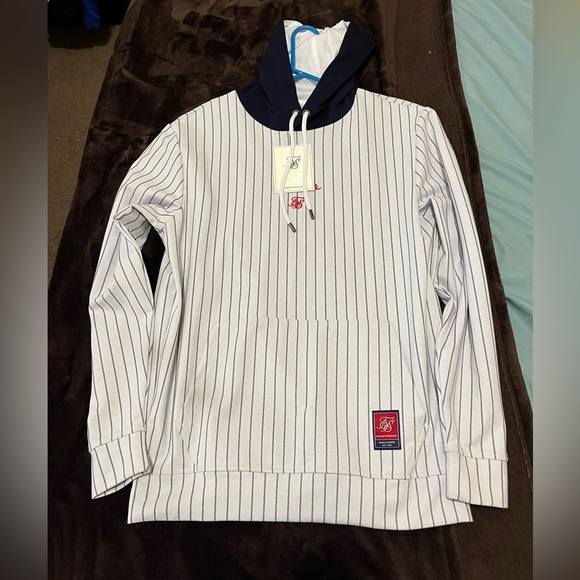 Siksilk Pinstripe Hoodie - Picture 3 of 3